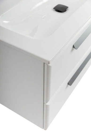 Тумба под раковину Cezares Eco-Cer-N 100 ECO-CER-N-1000-2C-SO-BO подвесная Bianco Opaco без ручек