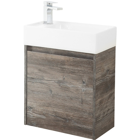 Тумба под раковину BelBagno Kraft Mini 50 L KRAFT MINI-500/260-1A-SO-PP-L подвесная Pino Pasadena