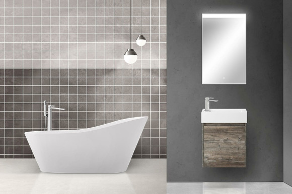 Тумба под раковину BelBagno Kraft Mini 50 L KRAFT MINI-500/260-1A-SO-PP-L подвесная Pino Pasadena