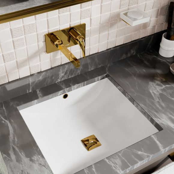 Смеситель для раковины WasserKRAFT Sauer 7130 Золото Смеситель для раковины WasserKRAFT Sauer 7130 Золото