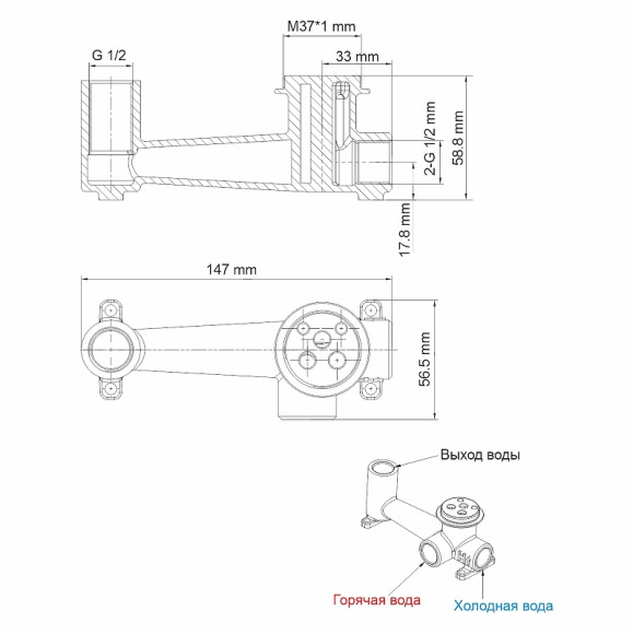 Смеситель для раковины WasserKRAFT Sauer 7130 Золото Смеситель для раковины WasserKRAFT Sauer 7130 Золото