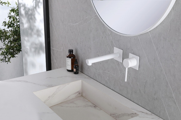 Смеситель для раковины Abber Emotion AF8812W Белый Смеситель для раковины Abber Emotion AF8812W Белый