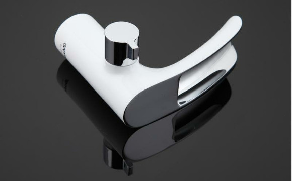 Смеситель на борт ванны Gappo G48 G1148-8 Белый Хром