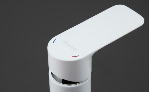 Смеситель на борт ванны Gappo G48 G1148-8 Белый Хром