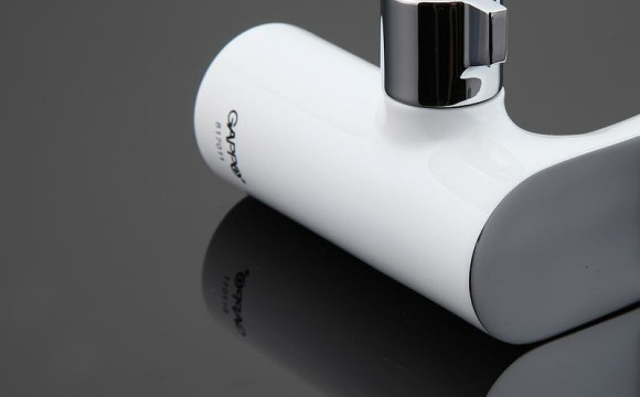 Смеситель на борт ванны Gappo G48 G1148-8 Белый Хром