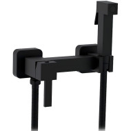 Гигиенический душ со смесителем CeramaLux DBS/001 Черный матовый