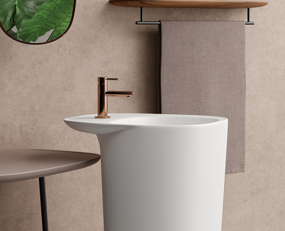 Смеситель для раковины Vitra Origin A4255526 Медь