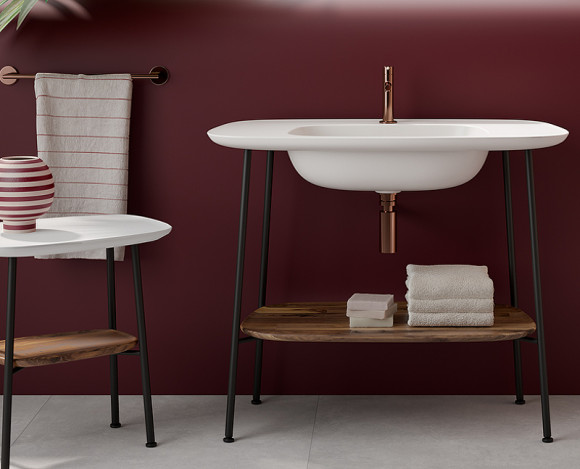 Смеситель для раковины Vitra Origin A4255526 Медь