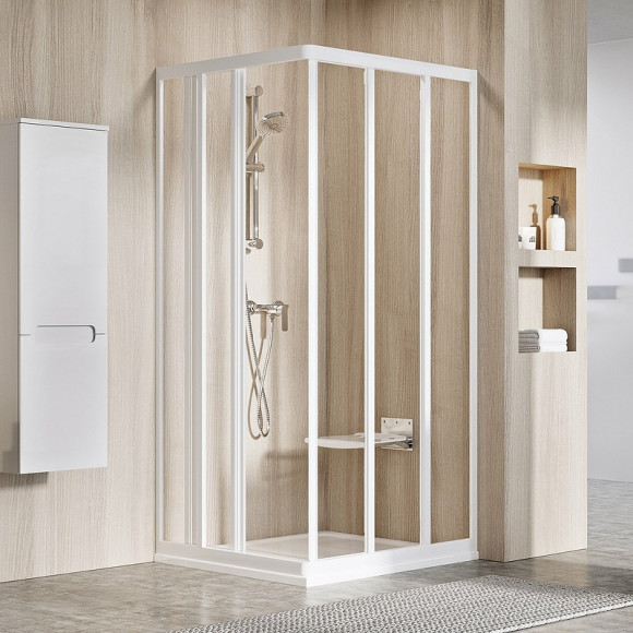 Душевая дверь Ravak Supernova ASRV3-90 198 15V701R2Z1 профиль Белый стекло Transparent Душевая дверь Ravak Supernova ASRV3-90 198 15V701R2Z1 профиль Белый стекло Transparent