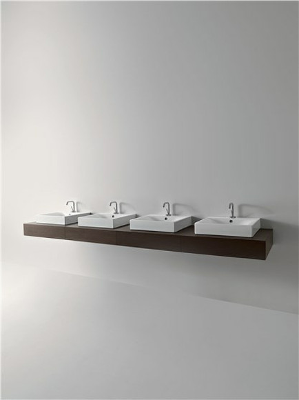 Раковина Kerasan Cento 50 353001*1 Белая