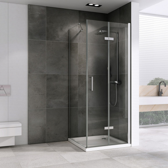 Душевой уголок Abber Zart 100x80 AG08100P-S81 профиль Хром стекло прозрачное Душевой уголок Abber Zart 100x80 AG08100P-S81 профиль Хром стекло прозрачное