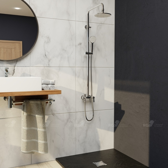 Душевая система RGW Shower Panels SP-31 51140131-01 Хром Душевая система RGW Shower Panels SP-31 51140131-01 Хром