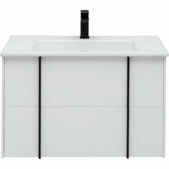 Тумба под раковину Allen Brau Reality 80 1.32005.WM подвесная Белая матовая Тумба под раковину Allen Brau Reality 80 1.32005.WM подвесная Белая матовая