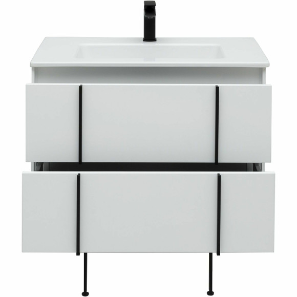 Тумба под раковину Allen Brau Reality 80 1.32005.WM подвесная Белая матовая Тумба под раковину Allen Brau Reality 80 1.32005.WM подвесная Белая матовая