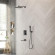 Душевая система Berges Nardis 3S 071011 Черная матовая Душевая система Berges Nardis 3S 071011 Черная матовая