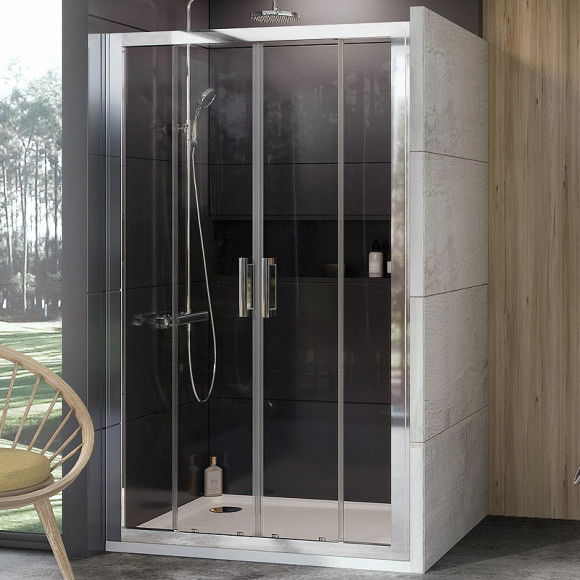 Душевая дверь Ravak 10° 10DP4 180 0ZJY0C00Z1 профиль Хром стекло Transparent