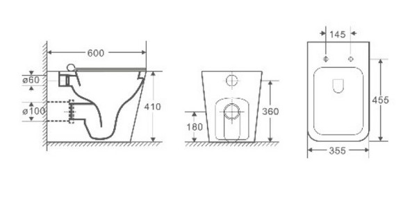 Унитаз WeltWasser Gelbach 002 GL-WT 10000003664 приставной Белый глянец с сиденьем Микролифт Унитаз WeltWasser Gelbach 002 GL-WT 10000003664 приставной Белый глянец с сиденьем Микролифт