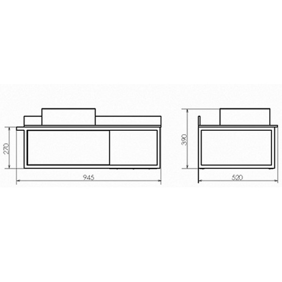 Тумба с раковиной Comforty Лиссабон 95 00-00006558 подвесная Дуб темный Тумба с раковиной Comforty Лиссабон 95 00-00006558 подвесная Дуб темный