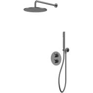 Душевая система Whitecross Y gunmetal YSET08GM с термостатом Оружейная сталь Душевая система Whitecross Y gunmetal YSET08GM с термостатом Оружейная сталь
