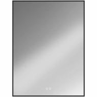 Зеркало Vincea 50 VLM-3VN500B-2 с подсветкой Черное с сенсорным выключателем с подогревом и диммером