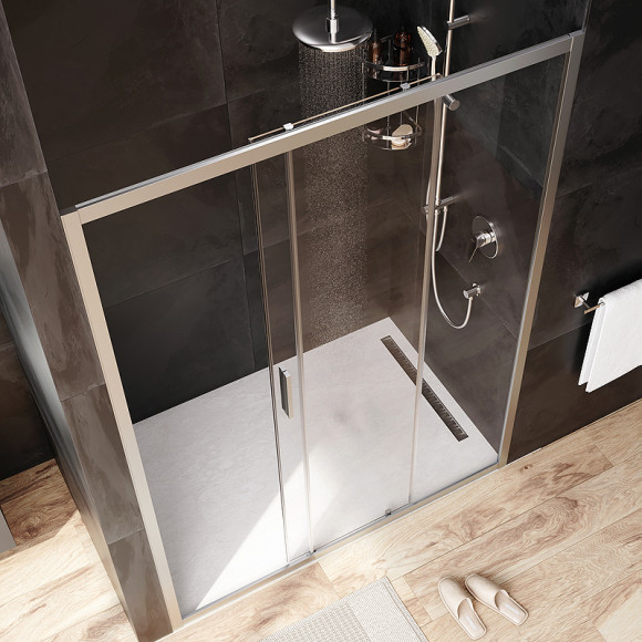 Душевая дверь AM.PM Gem 140 W90G-140-1-195MT профиль Хром матовый стекло прозрачное Душевая дверь AM.PM Gem 140 W90G-140-1-195MT профиль Хром матовый стекло прозрачное