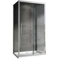 Душевой уголок Abber Schwarzer Diamant 110x50 AG30110H-S50-S50 профиль Хром стекло прозрачное Душевой уголок Abber Schwarzer Diamant 110x50 AG30110H-S50-S50 профиль Хром стекло прозрачное