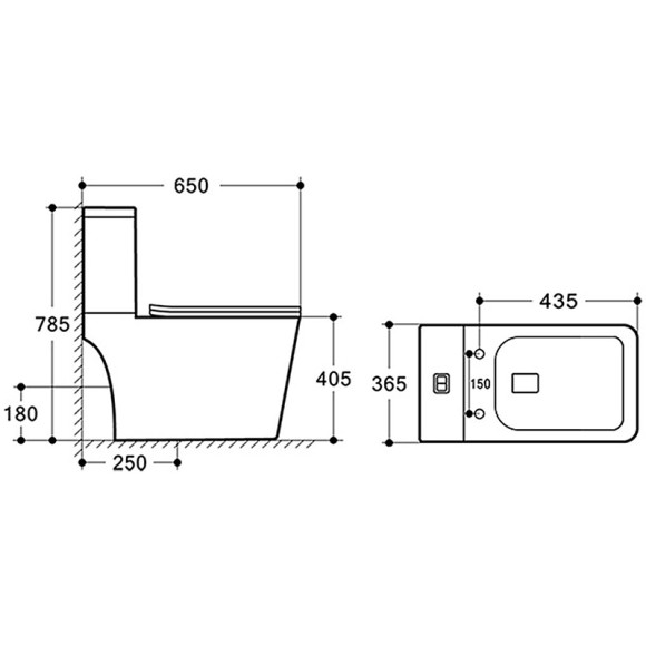 Унитаз компакт Vincea Hope VT2B-201 без бачка и сиденьем Микролифт Унитаз компакт Vincea Hope VT2B-201 без бачка и сиденьем Микролифт