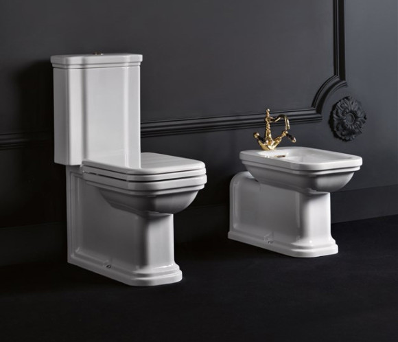 Унитаз компакт Kerasan Waldorf 4117 без сиденья и без бачка Унитаз компакт Kerasan Waldorf 4117 без сиденья и без бачка