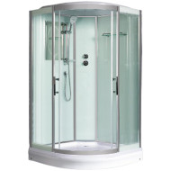 Душевая кабина WeltWasser WW500 Emmer 11015-2 110x110 10000004651 профиль Хром стекло прозрачное