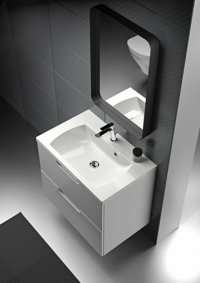 Зеркало Ravak Strip 80 X000001571 с подсветкой Черное Зеркало Ravak Strip 80 X000001571 с подсветкой Черное