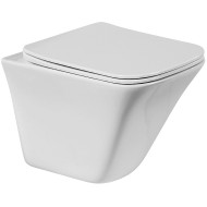 Унитаз BelBagno Marmi BB052CHR/BB052SC подвесной с сиденьем Микролифт Унитаз BelBagno Marmi BB052CHR/BB052SC подвесной с сиденьем Микролифт
