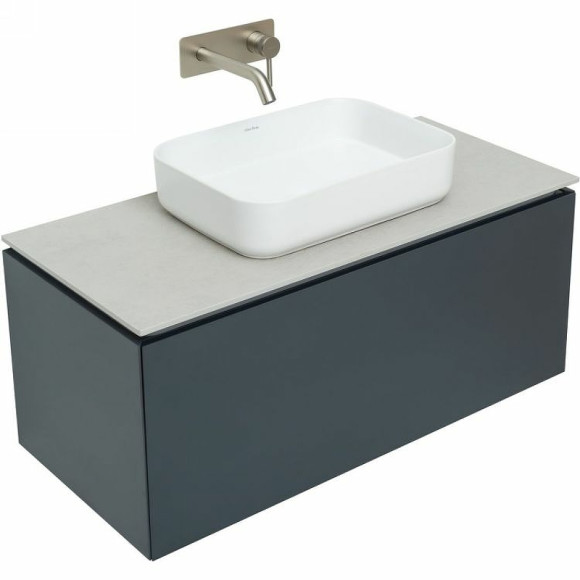 Тумба под раковину Allen Brau Infinity 100 1.21004.AM подвесная Антрацит матовый Тумба под раковину Allen Brau Infinity 100 1.21004.AM подвесная Антрацит матовый