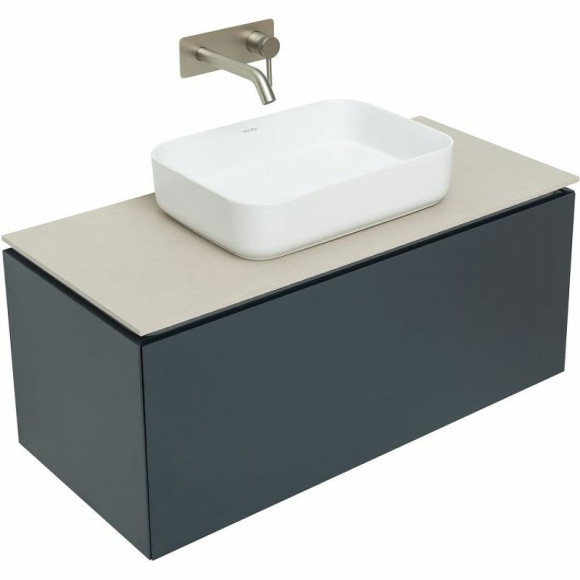 Тумба под раковину Allen Brau Infinity 100 1.21004.AM подвесная Антрацит матовый Тумба под раковину Allen Brau Infinity 100 1.21004.AM подвесная Антрацит матовый