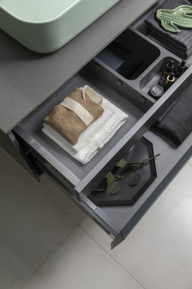 Тумба под раковину Allen Brau Infinity 100 1.21004.AM подвесная Антрацит матовый Тумба под раковину Allen Brau Infinity 100 1.21004.AM подвесная Антрацит матовый