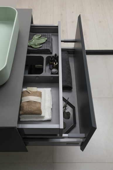 Тумба под раковину Allen Brau Infinity 100 1.21004.AM подвесная Антрацит матовый Тумба под раковину Allen Brau Infinity 100 1.21004.AM подвесная Антрацит матовый