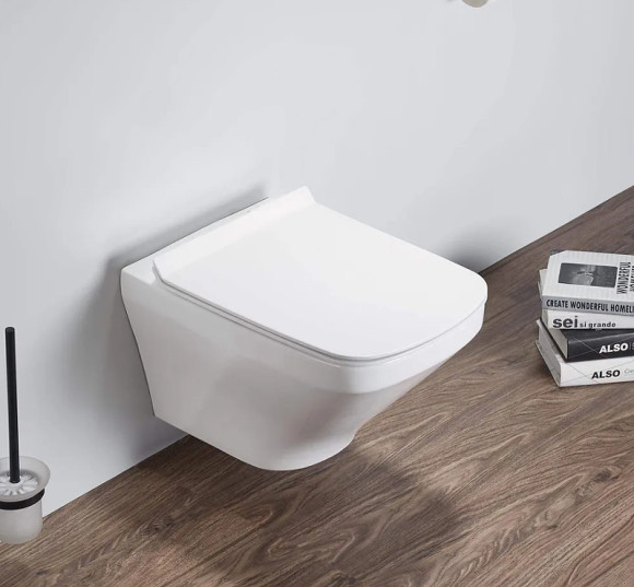 Унитаз WeltWasser Hofbach 041 GL-WT 10000011134 подвесной с сиденьем Микролифт