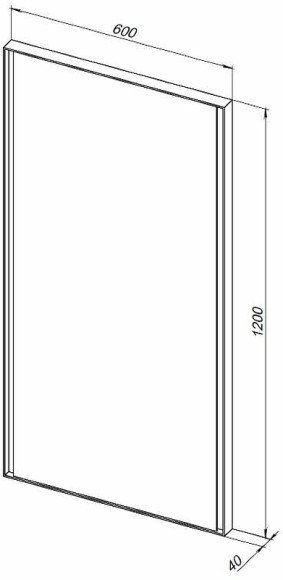 Зеркало Allen Brau Infinity 60 1.21020.BL с подсветкой Черное с сенсорным выключателем Зеркало Allen Brau Infinity 60 1.21020.BL с подсветкой Черное с сенсорным выключателем