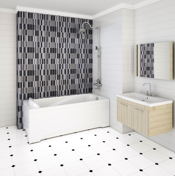 Акриловая ванна Radomir Vannesa Роза 169х77 2-01-0-0-1-208Р без гидромассажа