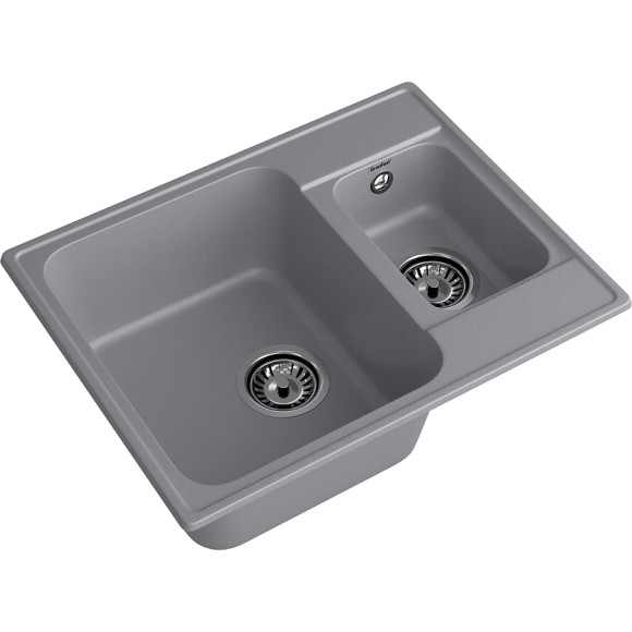 Кухонная мойка GranFest Quarz GF-Z09 Темно-серая