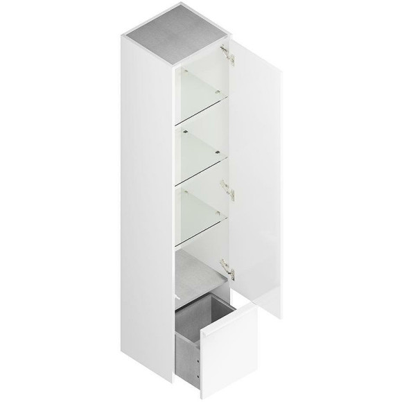 Шкаф пенал Kerama Marazzi Modula 35 MO.165\WHT подвесной Белый глянцевый Шкаф пенал Kerama Marazzi Modula 35 MO.165\WHT подвесной Белый глянцевый