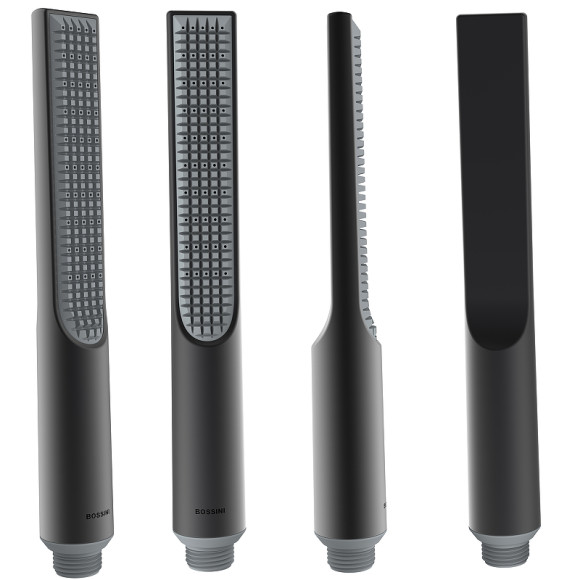 Душевая система Bossini Apice L10507.073 с термостатом Черный матовый Душевая система Bossini Apice L10507.073 с термостатом Черный матовый