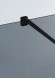 Душевая перегородка Cezares Liberta 110 LIBERTA-L-1-110-120-GR-NERO профиль Черный матовый стекло серое