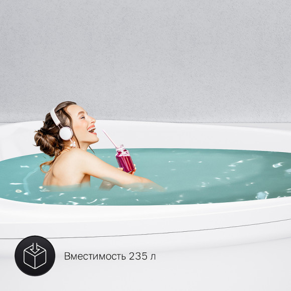 Акриловая ванна AM.PM Like 170x110 L W80A-170L110W-A без гидромассажа Акриловая ванна AM.PM Like 170x110 L W80A-170L110W-A без гидромассажа