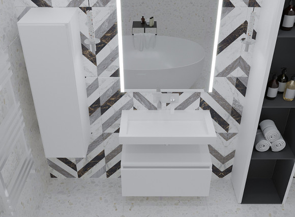 Тумба Boheme Armadi Art Vallessi UNO-S 60 897-060-W подвесная White