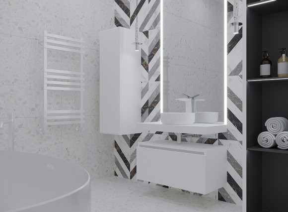 Тумба Boheme Armadi Art Vallessi UNO-S 60 897-060-W подвесная White