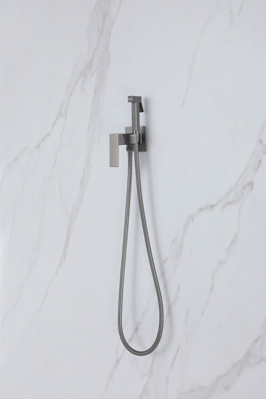 Гигиенический душ со смесителем Abber Daheim AF8226NG Никель Гигиенический душ со смесителем Abber Daheim AF8226NG Никель