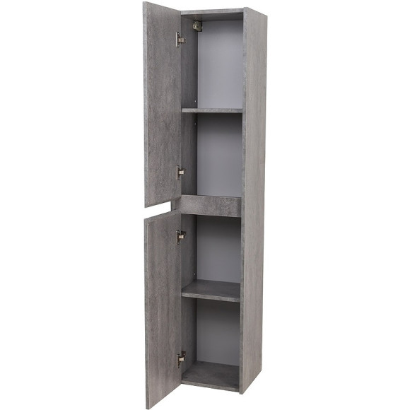 Шкаф пенал BelBagno Kraft 33 L KRAFT-1600-2A-SC-CG-L подвесной Cemento Grigio Шкаф пенал BelBagno Kraft 33 L KRAFT-1600-2A-SC-CG-L подвесной Cemento Grigio