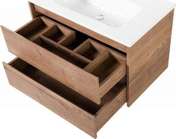 Тумба под раковину BelBagno Kraft 70 KRAFT-700-2C-SO-RT подвесная Rovere Tabacco