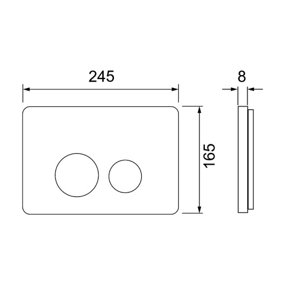 Инсталляция Tece Spring S955302 для унитаза с клавишей смыва Нержавеющая сталь