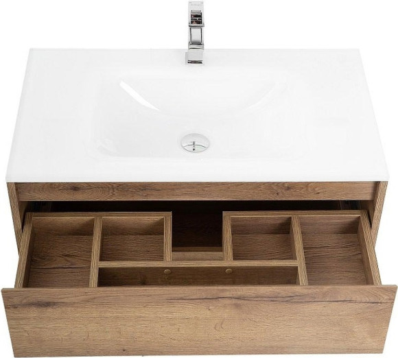 Тумба под раковину BelBagno Kraft 80 KRAFT-800-2C-SO-RT подвесная Rovere Tabacco Тумба под раковину BelBagno Kraft 80 KRAFT-800-2C-SO-RT подвесная Rovere Tabacco